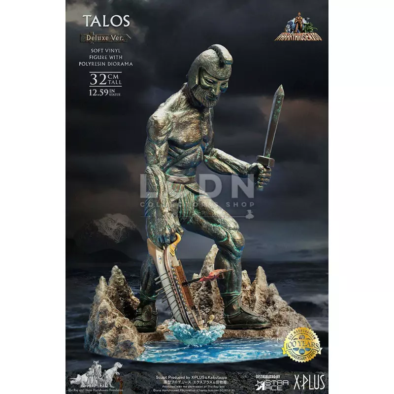 Ray Harryhausens Talos Deluxe Version SA9029 Star Ace Jason et les Argonautes Statue Soft Vinyl 32cm