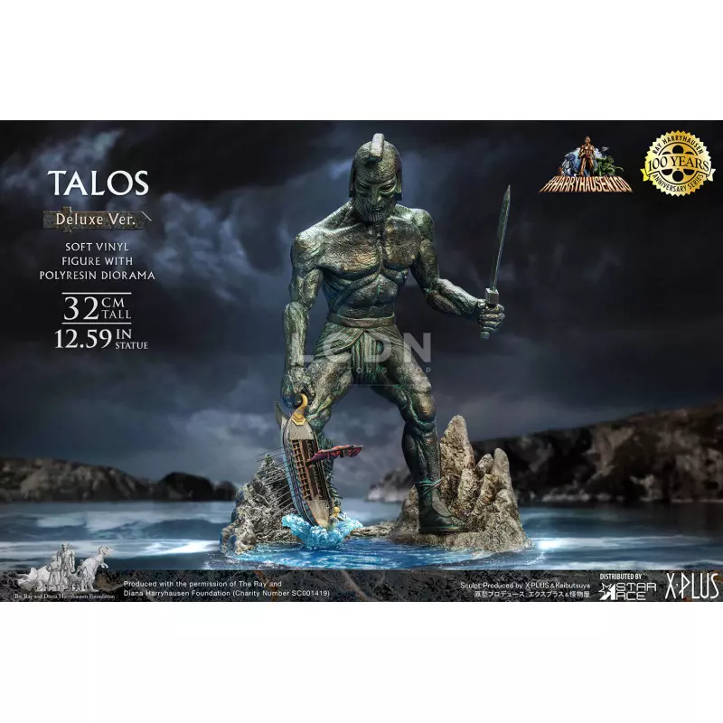 Ray Harryhausens Talos Deluxe Version SA9029 Star Ace Jason et les Argonautes Statue Soft Vinyl 32cm