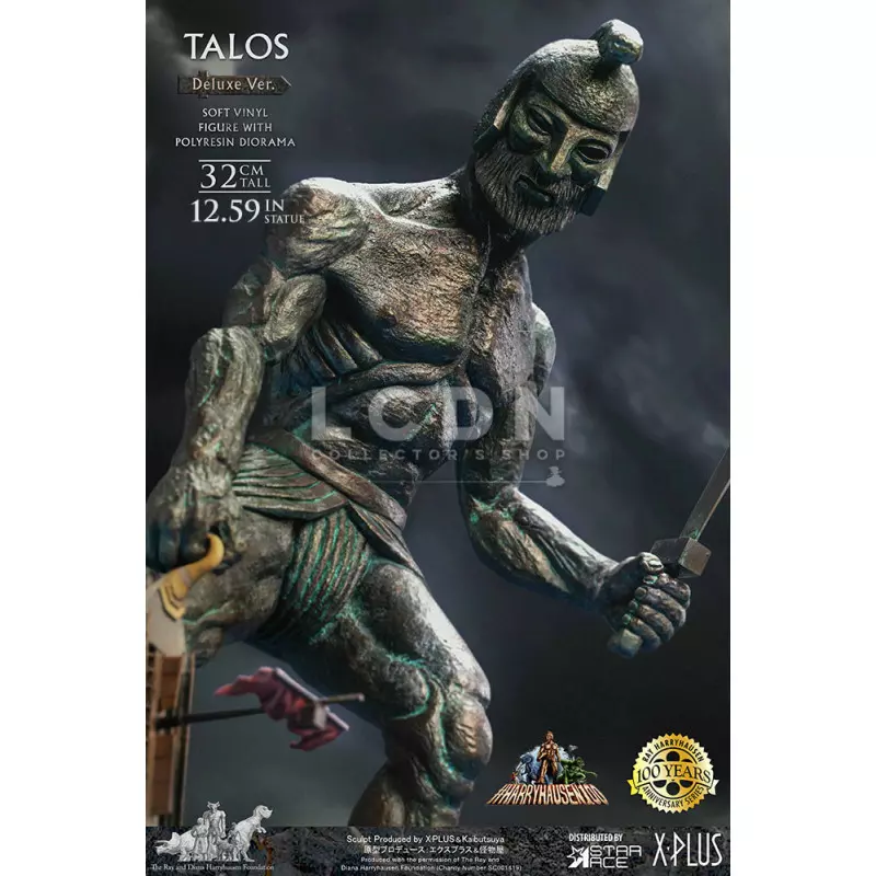 Ray Harryhausens Talos Deluxe Version SA9029 Star Ace Jason et les Argonautes Statue Soft Vinyl 32cm