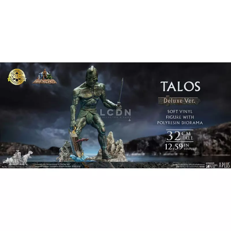 Ray Harryhausens Talos Deluxe Version SA9029 Star Ace Jason et les Argonautes Statue Soft Vinyl 32cm