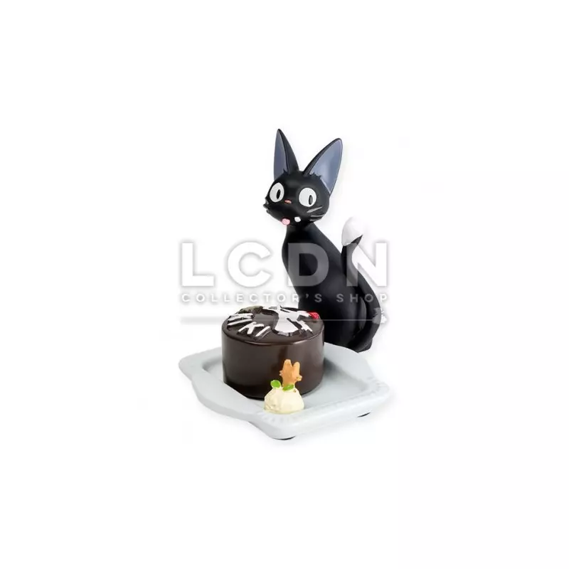 Studio Ghibli Kiki La Petite Sorcière Statue Jiji & Gâteau au