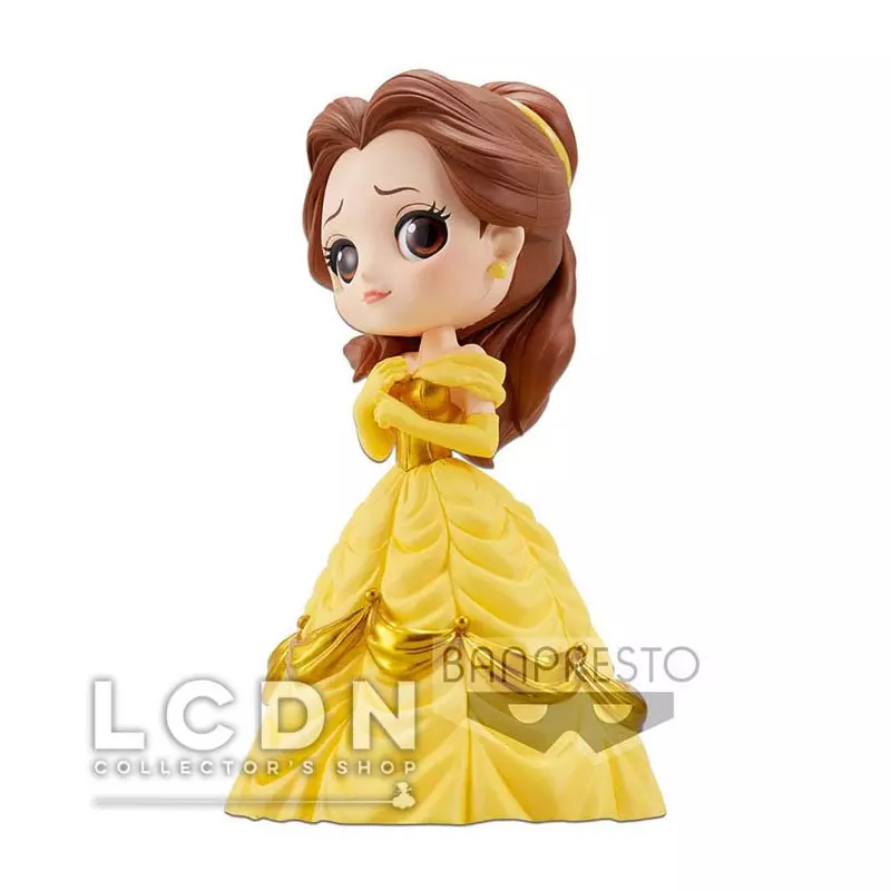 Disney Beauty and the Beast Q Posket Figure Belle A Normal Color Version 14 cm