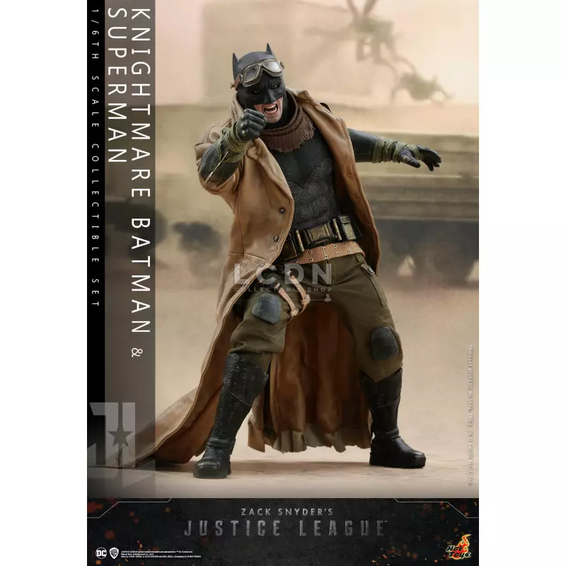 Hot Toys TMS038 Zack Snyder&#039;s Justice League Knightmare Batman et Superman 1/6 Collectible Action Figurine 31cm