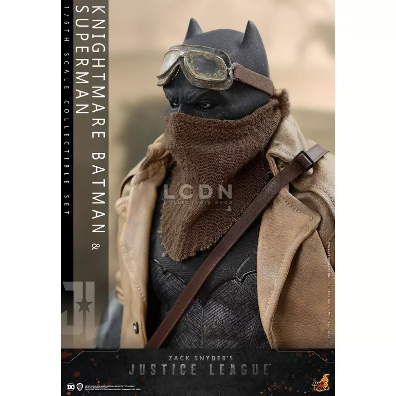Hot Toys TMS038 Zack Snyder&#039;s Justice League Knightmare Batman et Superman 1/6 Collectible Action Figurine 31cm