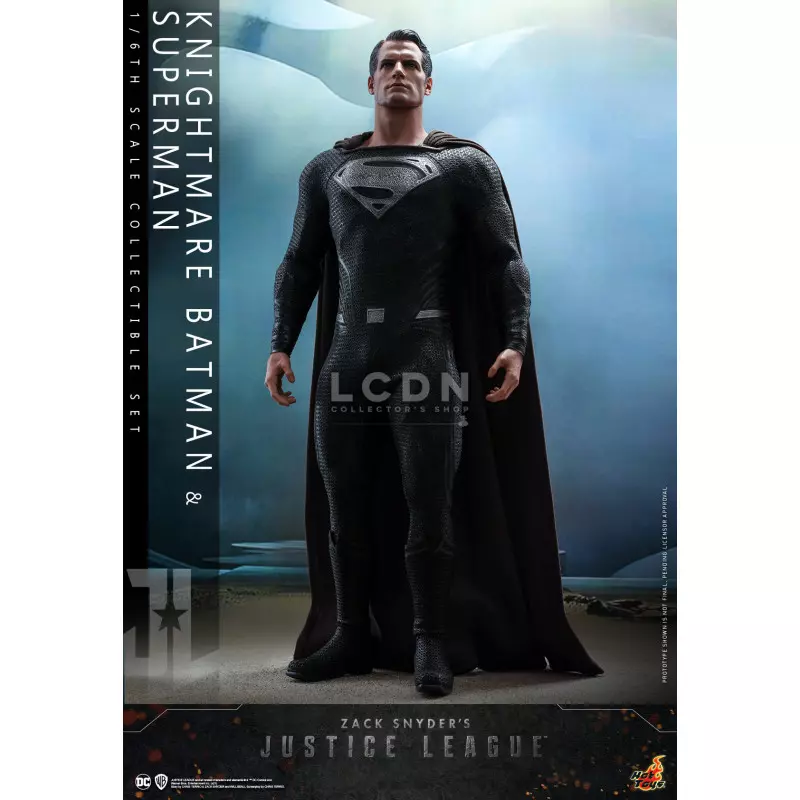 Hot Toys TMS038 Zack Snyder&#039;s Justice League Knightmare Batman et Superman 1/6 Collectible Action Figurine 31cm