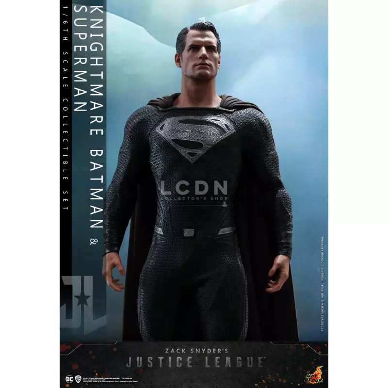 Hot Toys TMS038 Zack Snyder&#039;s Justice League Knightmare Batman et Superman 1/6 Collectible Action Figurine 31cm