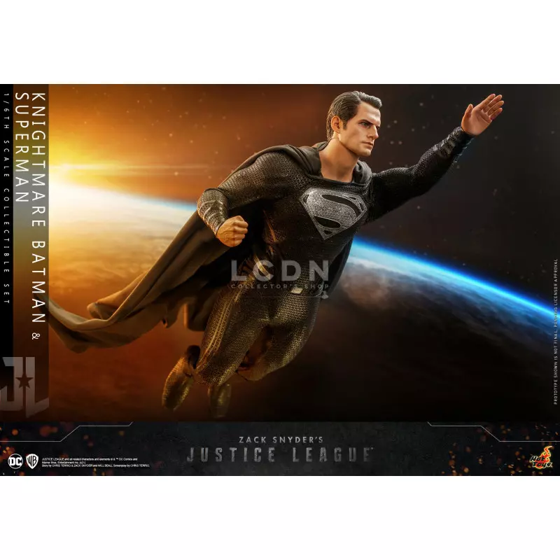 Hot Toys TMS038 Zack Snyder&#039;s Justice League Knightmare Batman et Superman 1/6 Collectible Action Figurine 31cm