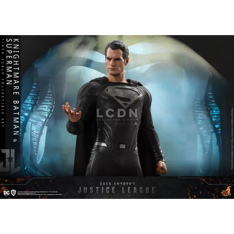 Hot Toys TMS038 Zack Snyder&#039;s Justice League Knightmare Batman et Superman 1/6 Collectible Action Figurine 31cm