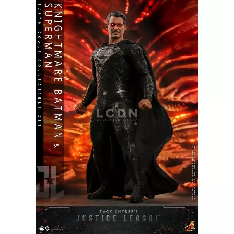 Hot Toys TMS038 Zack Snyder&#039;s Justice League Knightmare Batman et Superman 1/6 Collectible Action Figurine 31cm