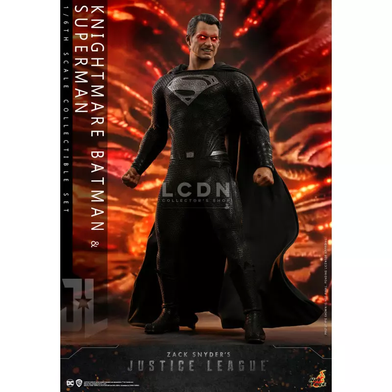 Hot Toys TMS038 Zack Snyder&#039;s Justice League Knightmare Batman et Superman 1/6 Collectible Action Figurine 31cm