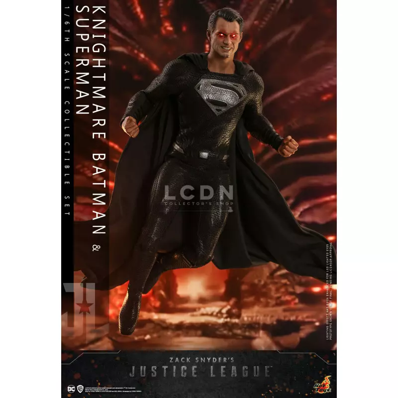 Hot Toys TMS038 Zack Snyder&#039;s Justice League Knightmare Batman et Superman 1/6 Collectible Action Figurine 31cm