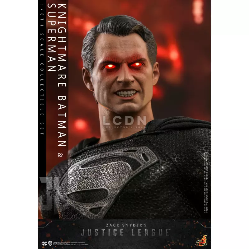 Hot Toys TMS038 Zack Snyder&#039;s Justice League Knightmare Batman et Superman 1/6 Collectible Action Figurine 31cm