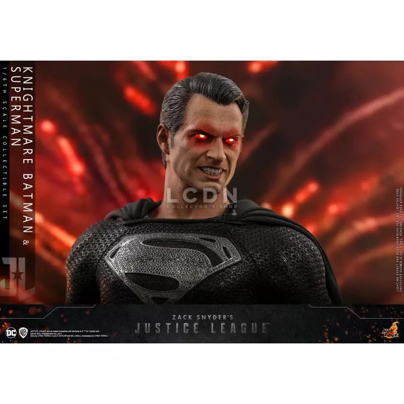 Hot Toys TMS038 Zack Snyder&#039;s Justice League Knightmare Batman et Superman 1/6 Collectible Action Figurine 31cm