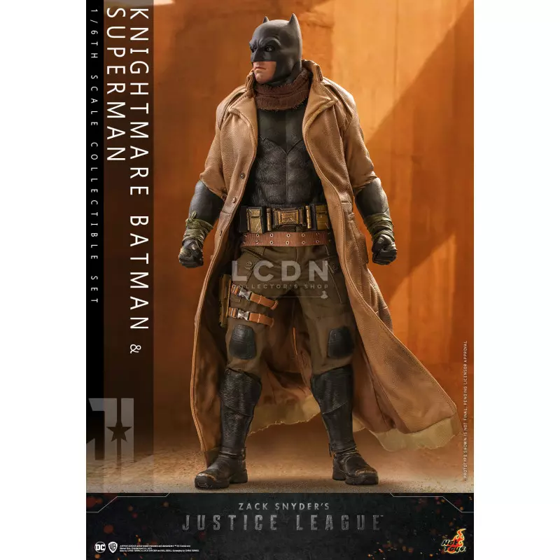 Hot Toys TMS038 Zack Snyder&#039;s Justice League Knightmare Batman et Superman 1/6 Collectible Action Figurine 31cm