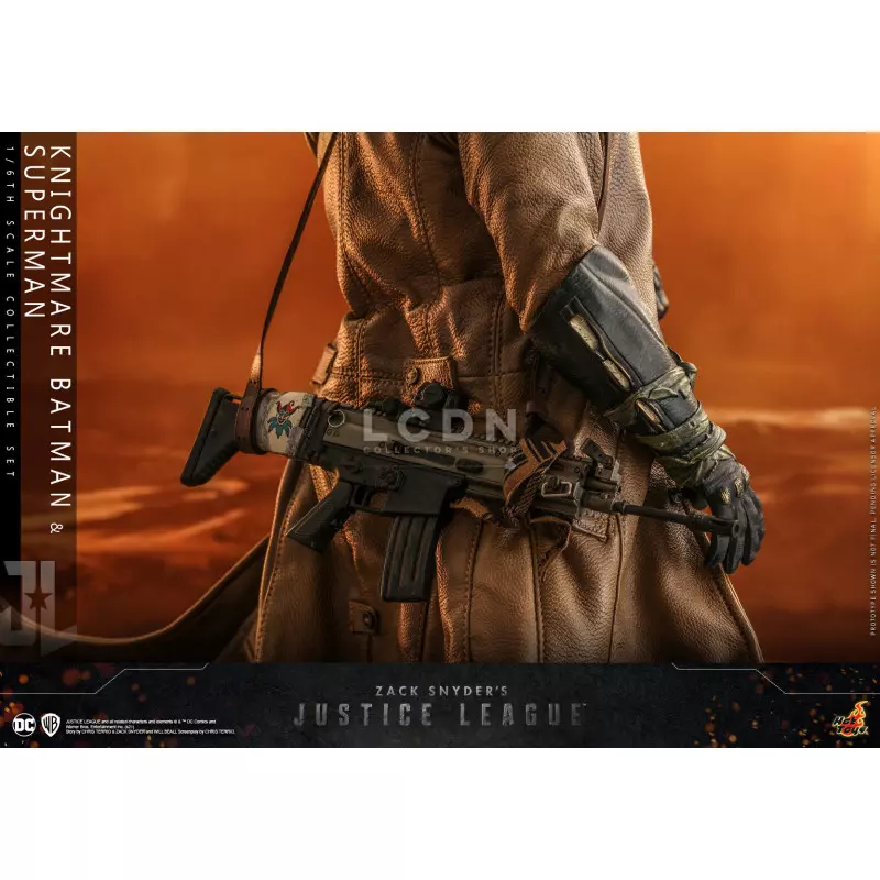 Hot Toys TMS038 Zack Snyder&#039;s Justice League Knightmare Batman et Superman 1/6 Collectible Action Figurine 31cm