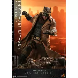 Hot Toys TMS038 Zack Snyder's Justice League Knightmare Batman et Superman 1/6 Collectible Action Figurine 31cm