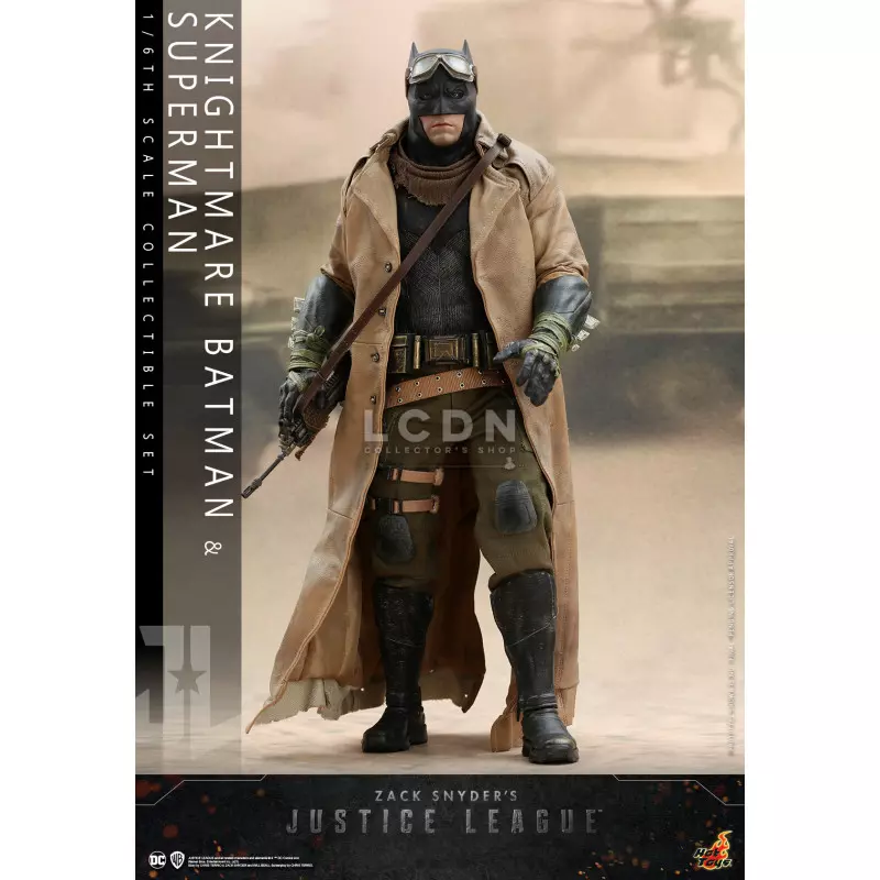 Hot Toys TMS038 Zack Snyder&#039;s Justice League Knightmare Batman et Superman 1/6 Collectible Action Figurine 31cm