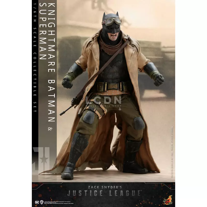 Hot Toys TMS038 Zack Snyder&#039;s Justice League Knightmare Batman et Superman 1/6 Collectible Action Figurine 31cm