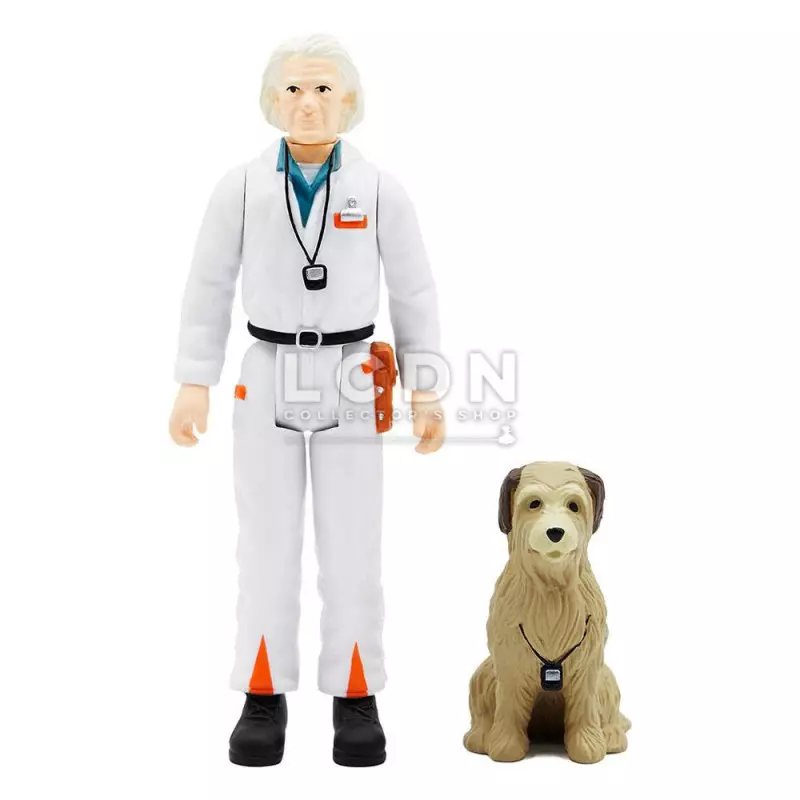 Retour vers le Futur ( Back to the Future ) Action Figurine ReAction Doc  Brown 10cm