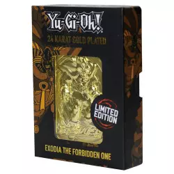 Yu-Gi-Oh! Replica Card Exodia the Forbidden One Gold Plated