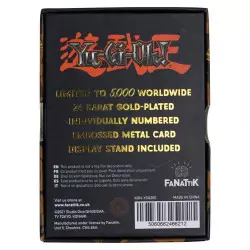 Yu-Gi-Oh! Replica Card Exodia the Forbidden One Gold Plated