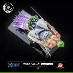 One Piece Statue 1/6 by Tsume Roronoa Zoro Wano Ikigai 28cm Ultimate Version (Neuf)