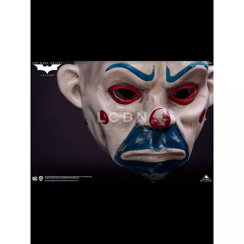 The Dark Knight The Joker Clown Masque Mask Queen Studios 1/1 36 cm