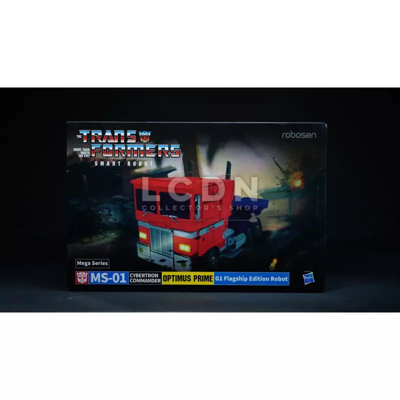 Transformers Figure Optimus Prime Auto-Converting Programmable Robot by Robosen 48cm
