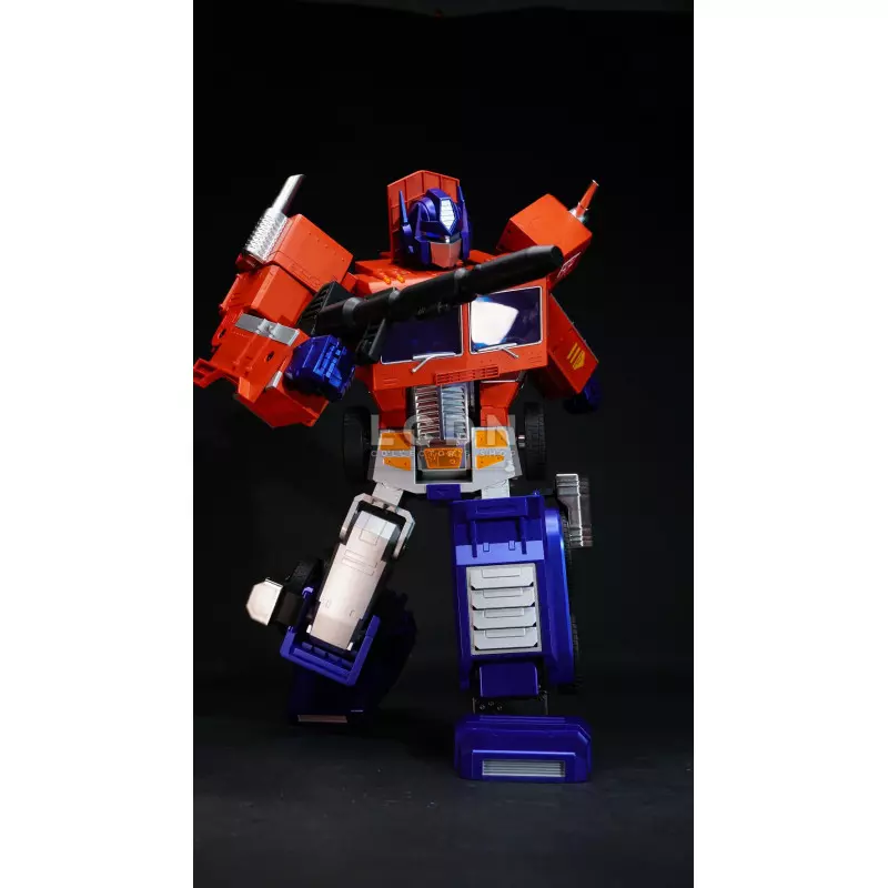 Transformers Figure Optimus Prime Auto-Converting Programmable Robot by Robosen 48cm