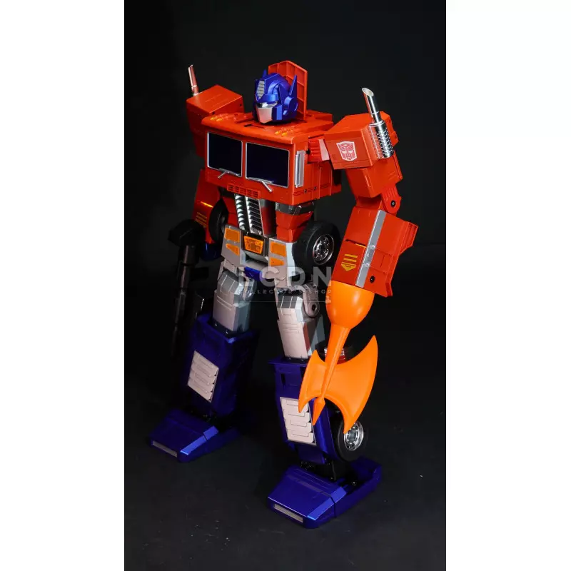 Transformers Figure Optimus Prime Auto-Converting Programmable Robot by Robosen 48cm