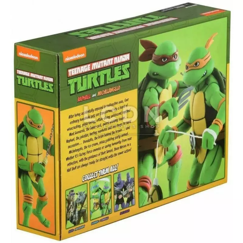 Pack Figurines Leonardo, Raphael, Michelangelo & Donatello Mirage Comics  Neca Tortues Ninja