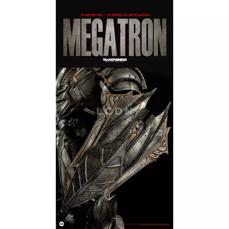 Transformers 5 The Last Knight Megatron Deluxe Edition Premium Scale Collectible Figurine 48cm Threezero