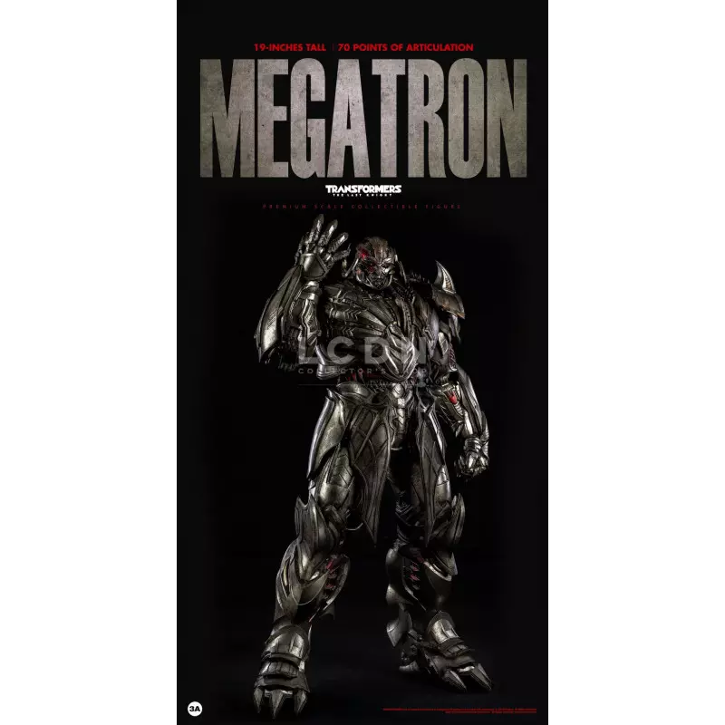 Transformers 5 The Last Knight Megatron Deluxe Edition Premium Scale Collectible Figurine 48cm Threezero