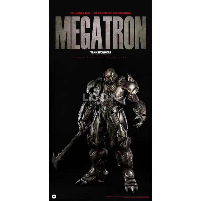 Transformers 5 The Last Knight Megatron Deluxe Edition Premium Scale Collectible Figurine 48cm Threezero