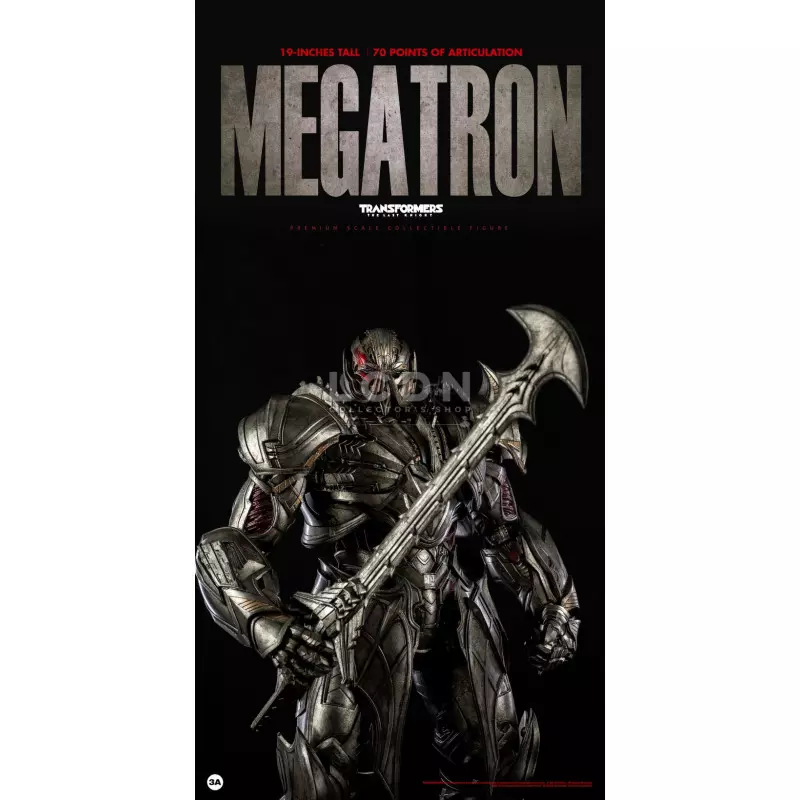 Transformers 5 The Last Knight Megatron Deluxe Edition Premium Scale Collectible Figurine 48cm Threezero