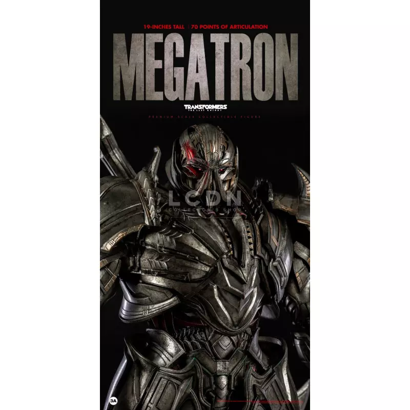 Transformers 5 The Last Knight Megatron Deluxe Edition Premium Scale Collectible Figurine 48cm Threezero