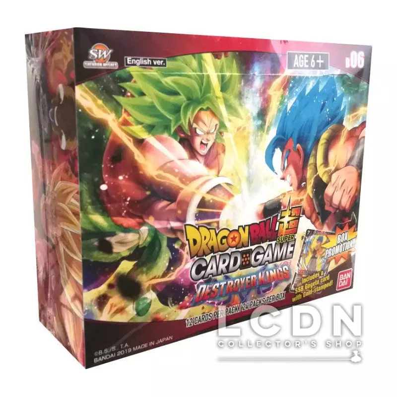 Cartes Dragon Ball Super - Booster deck et boîte