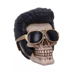 Uh Huh Crâne Elvis The King Skull 17cm