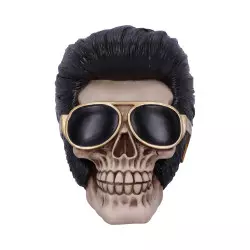 Uh Huh Crâne Elvis The King Skull 17cm