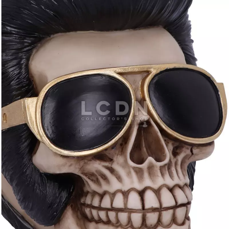 Uh Huh Crâne Elvis The King Skull 17cm