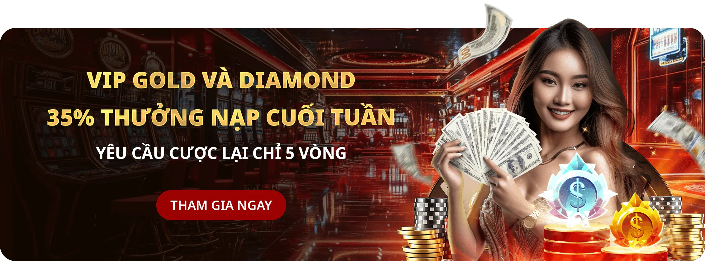 VIP Weekend Reload 35% - Gold & Diamond
