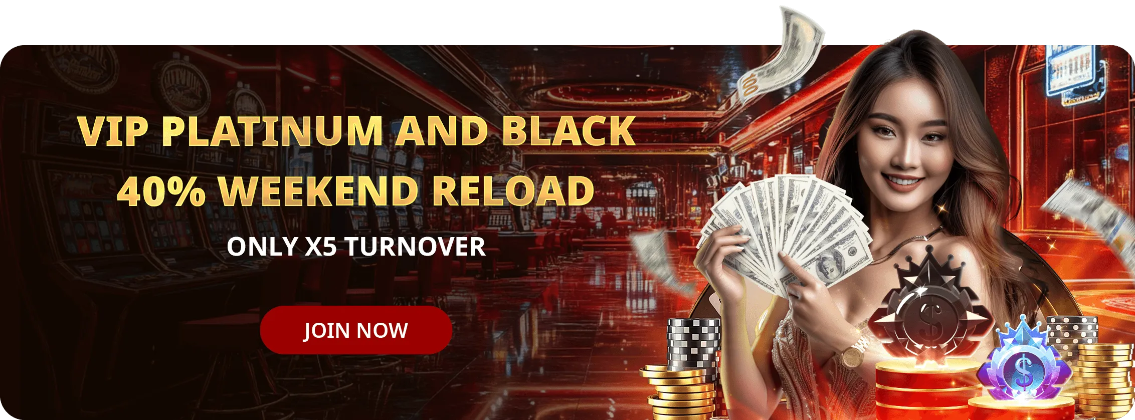 VIP Weekend Reload 40% - Platinum & Black