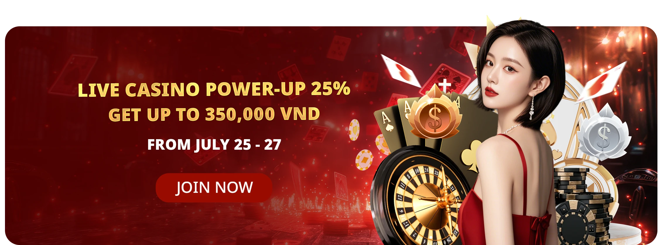 Live Casino Power-Up 25%