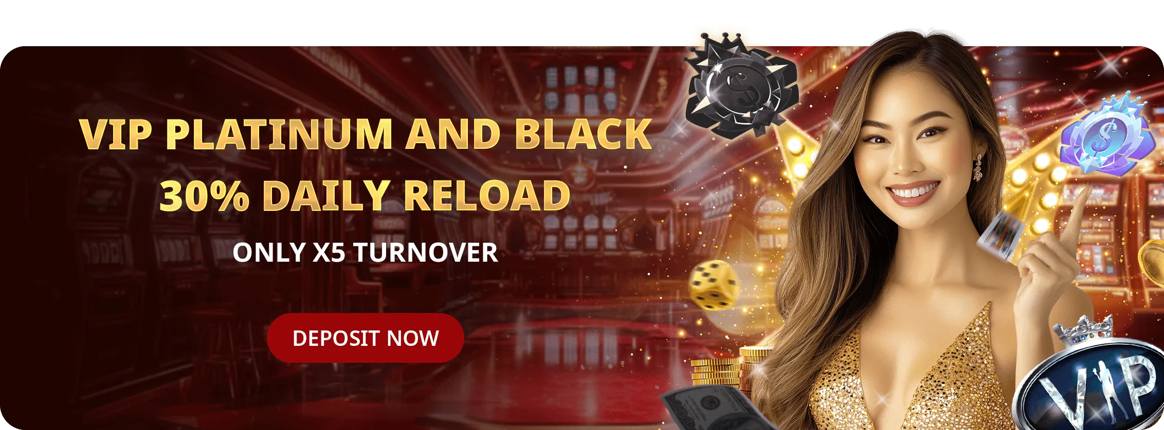 VIP - Daily Reload 30% - Platinum & Black