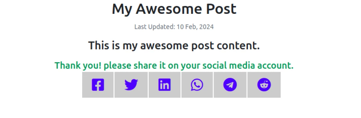 Laravel 10 Social Media Share Buttons Integration Tutorial