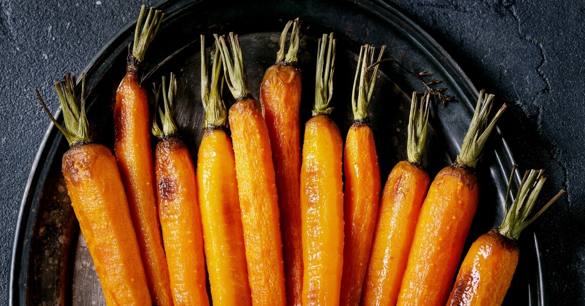 Conscious Glazed Carrots with Collagen