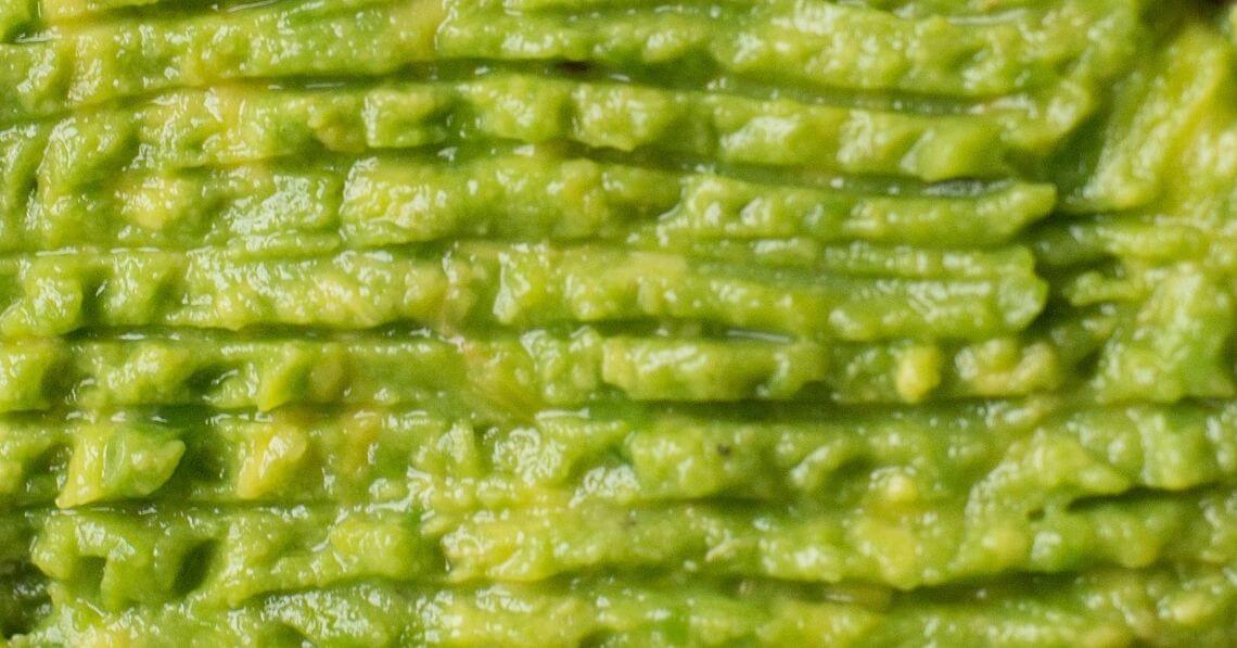 Close up of guacomole with collagen