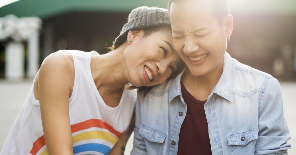 A happy young couple