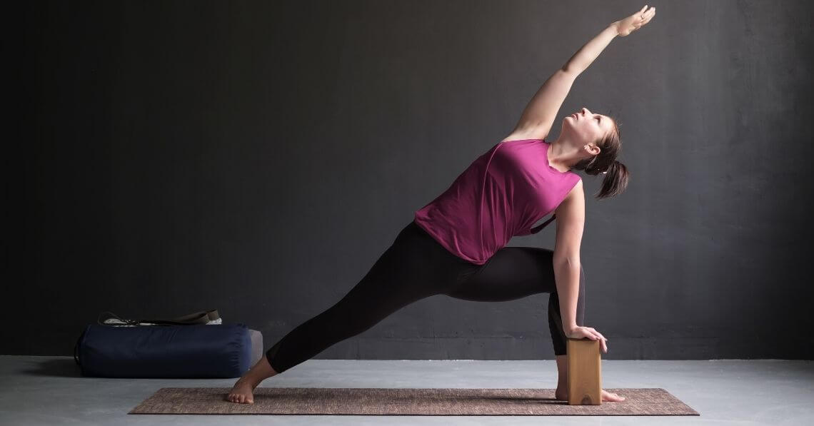 Woman doing yoga