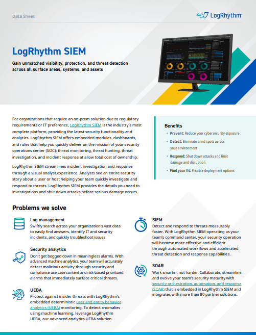 LogRhythm SIEM